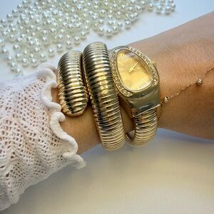 Serpenti Watch Gold and Silver Watch